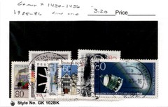 Germany, Postage Stamp, #1450-1456 Used, 1985 Train Nuremburg (AF)