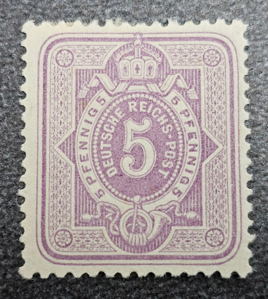 Stamp Germany Reich 5 Pfennig 1880 Crown Zenker BPP Mi. Nr. 40 I [🇩🇪37188]