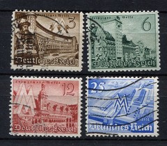 German Reich WW II : Leipzig fair set from 1940 – used