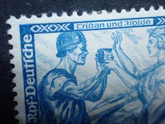 Nazi Germany 1933 Wagner Tristan and Isolde Stamp 20 Pfg 505B MH pre-WW2