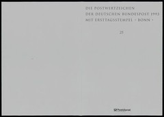 GERMANY FOLDER 1993/25 WAPPEN BLAZON MECKLENBURG-VORPOMMERN