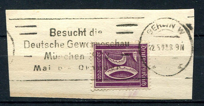 German Reich : Nice slogan cancel from the 1928 – Berlin