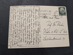 1937 Berlin RPPC Alessandro del Borro Third Reich Nazi German WW2 Photo Postcard