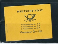 Germany DDR / MH 2 Five Years Plan , 1957 Booklet . MNH