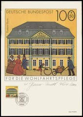 ART-EDITION 1991 GERMANY 1567 POSTAMT BONN PM „BONN“ HAND-SIGNED !!