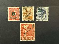 Germany Berlin # 9N 64 – 67 Used 2024 Scott Catalogue Value $ 26.70