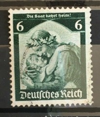 Germany 1935 3rd Reich Mi 565 to 568 Sc 448 to 451 Return of Saar **MNH