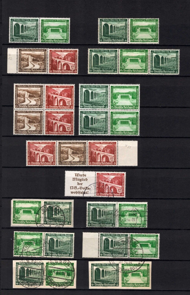 German Empire Lot – Print Set „Modern Buildings“ (JK-40)