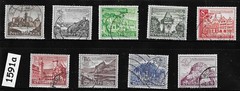 Stamp set B160-B168 1939 Germany Third Reich Winter relief fund #1591a