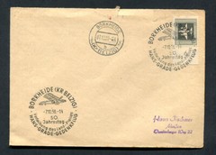 Germany – DDR : Rare cover from 1959 with fancy cancels Borkheide – used