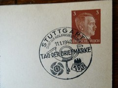 Germany nazi postcard: winter relief 1942, navy, WW II, propagande