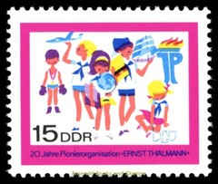 EBS East Germany DDR 1968 – Pioneer Organisation – Michel 1432-1433 – MNH**