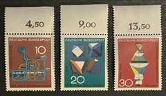 Travelstamps: Germany Stamps Scott #978-980 Progress in Science & Technology MNH