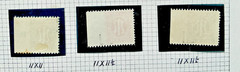 AMG AM Post Unusual Varieties Study Sheet 4 6 15 16 24 PF Imperf Germany JV Bush
