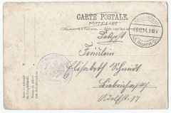 Diksmuide-Dixmude Belgium, WWI Field-Feldpost PC, Local School, 1914