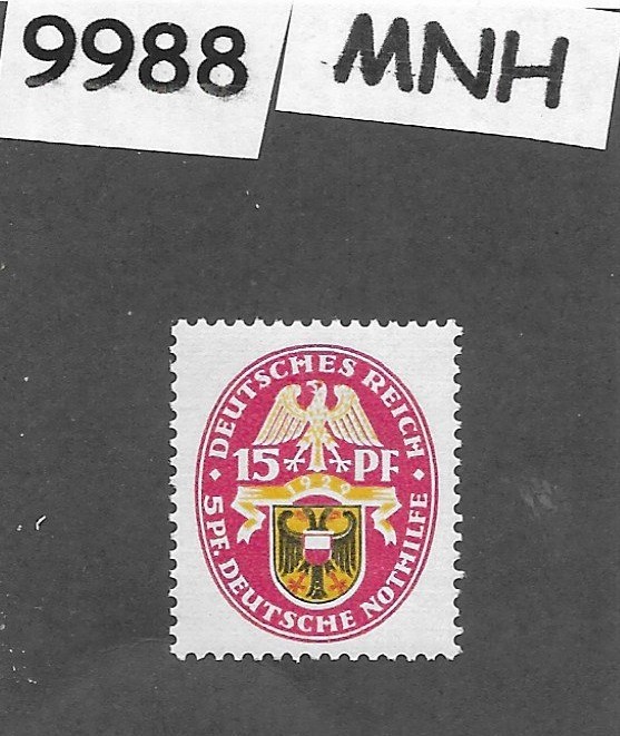 MNH stamp Scott # B30 Germany Weimar Republic 1929 Semi-Postal #9988