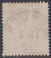 GERMANY – 1872 – 1 Groshen – Red – SG19 – Arms Embossed: Type B – used