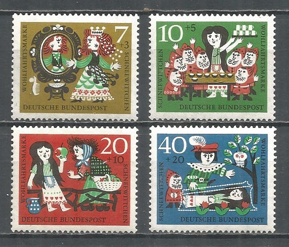 Germany Bundes rep. 1962 year MNH(**) Michel# 385-388