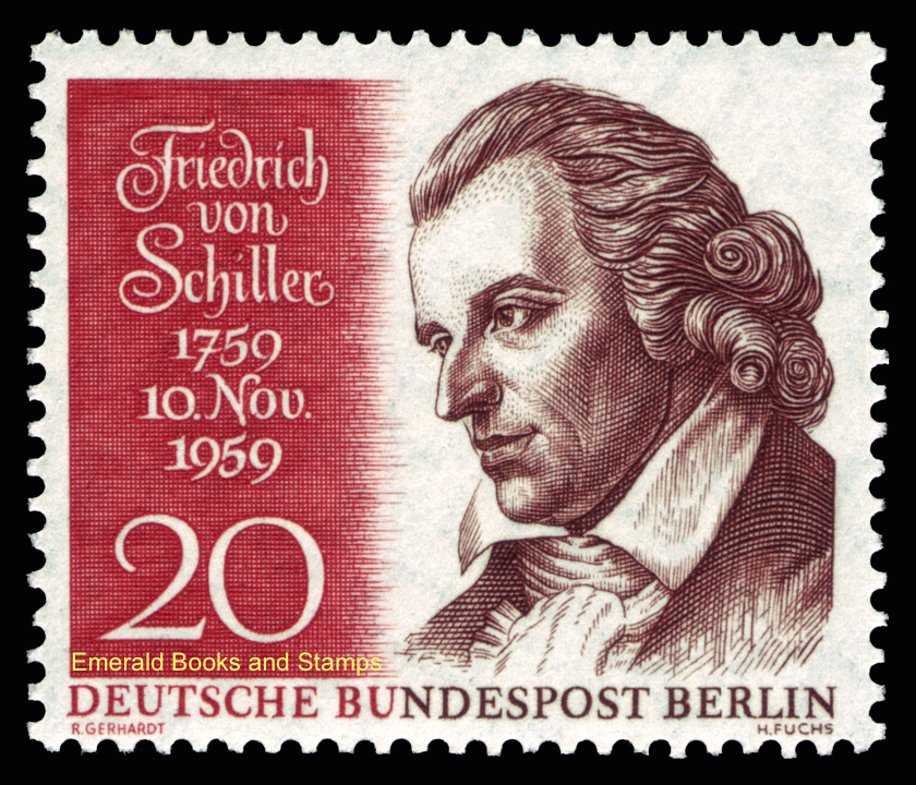 EBS Berlin 1959 – Friedrich von Schiller – Michel 190 – MNH**