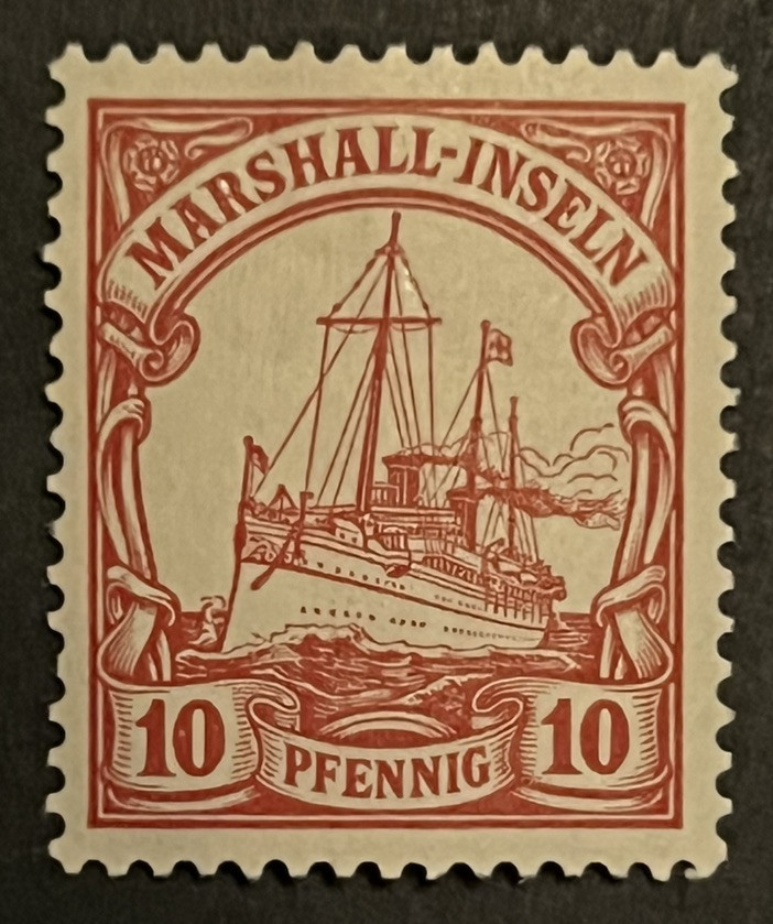 Travelstamps: GERMANY MARSHALL ISLANDS STAMPS Kaiser’s Yacht Mint OG H UnWMK