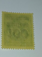 GERMANY Deutsches Reich Stamp ~ 100 Saufend Over 400 MARK (Overprint)