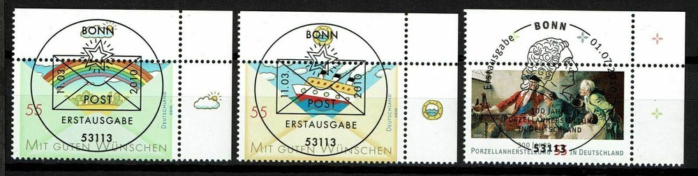 Bundle 2790-2791, 2805, Corner 2 stamped, Mi. 3,-