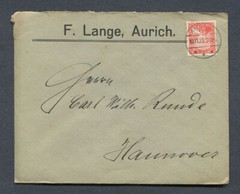 German Reich : Nice cover from 1925 – Aurich – used