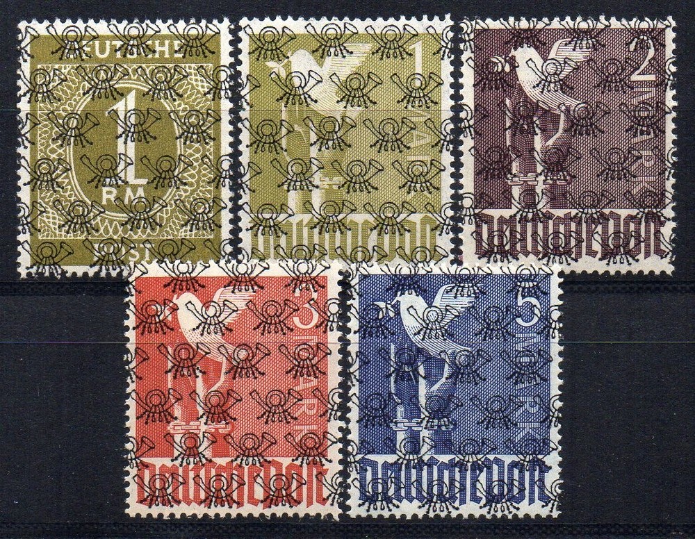 GERMANY-USA BRITISCHE ZONE 1948 Sc.AIXII-AIVII Cv.2000 € MNH SIGNED