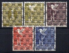 GERMANY USA BRITISCHE ZONE 1948 Sc.AIXII-AIVII Cv.2000 € MNH SIGNED
