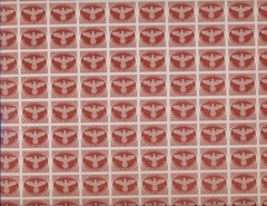 Stamp Germany Feldpost Mi 2 Sheet 1942 WWII Fascism Military Field Post MNH