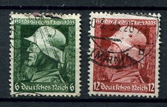 German Reich WW II : War Heroes set from 1935 – used