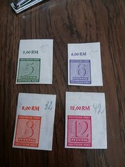 GERMANY 1945 POST WAR LOCALS Odd Lot/mixed Condition Please See Scans&descr.