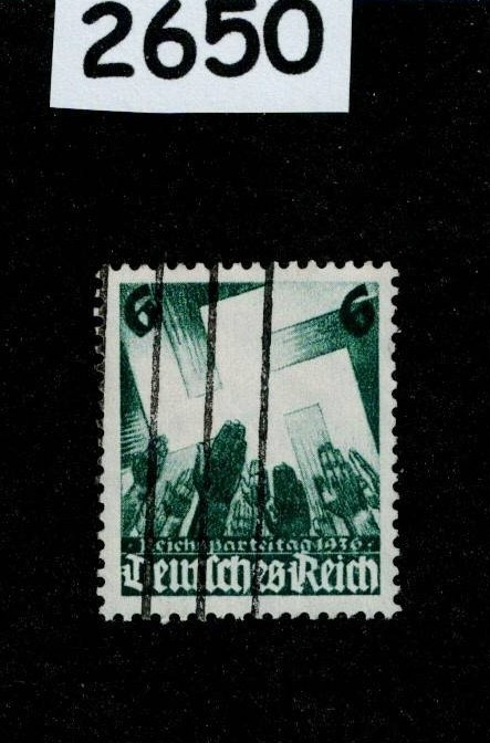 Used Stamp Sc 479 Party congress at Nuremberg Germany 1936 #2650