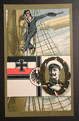 1914 Germany Navy Kriegsmarine Postcard Cover Mutzig to London England