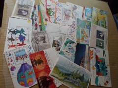 Collection lot 19 different souvenir sheets Germany ca. 1994-2012 postally used