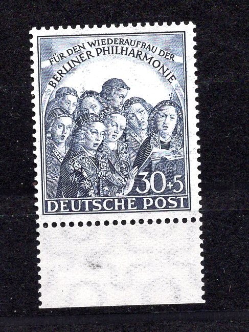 Berlin, 1950 Berlin Philharmonic, 30 Pf. MNH, superb