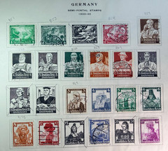 Germany Lot of 18 Value Priced 1933-1935 SC Range B51-B78 Semi-Postal Mix CXL MH