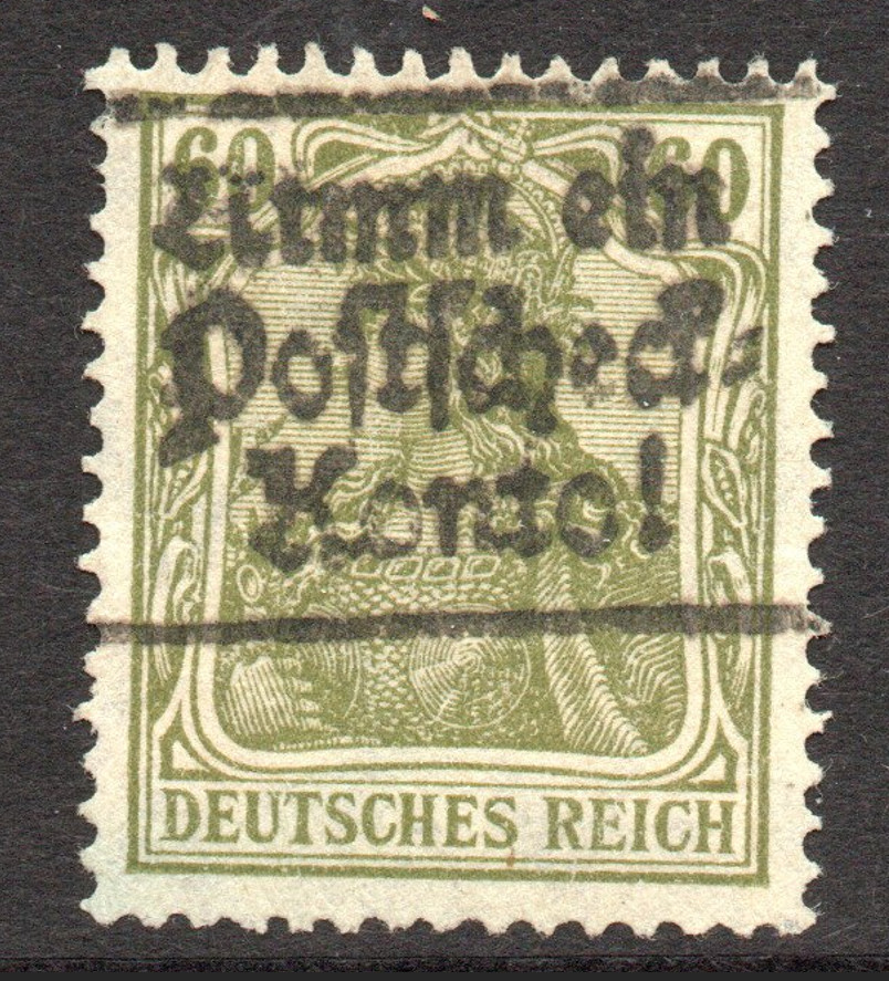 Germany Mi# 147 Used / SON Slogan Cancel – S60425
