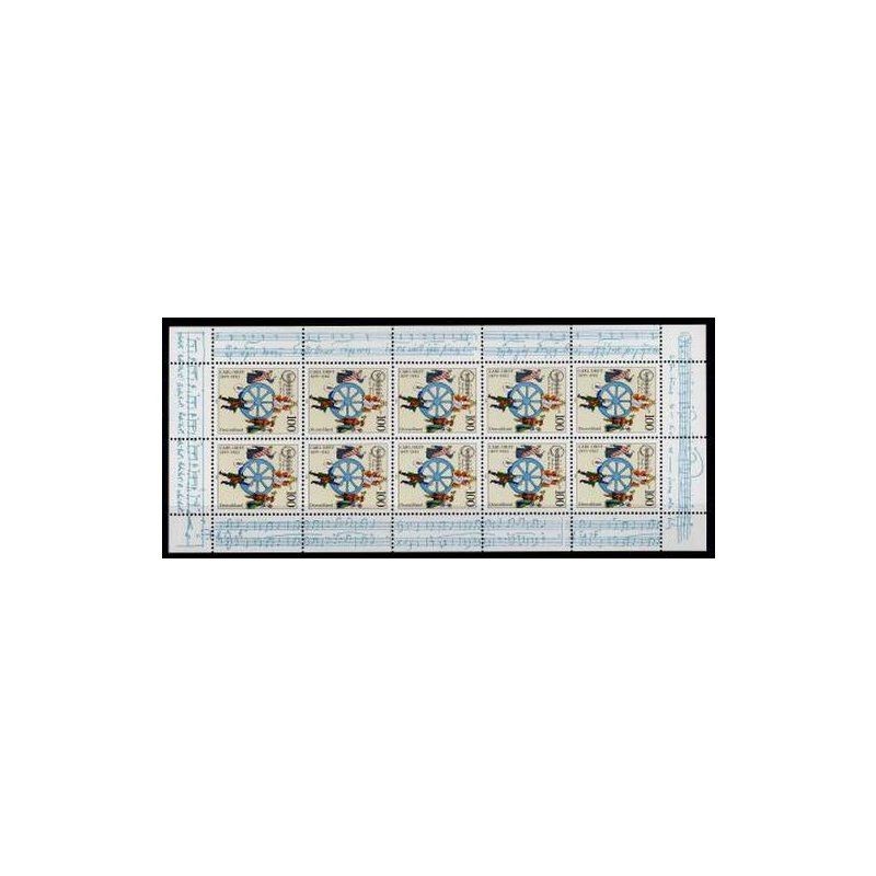 Federal 1995, Mich. No.: 1806 ** miniature sheet