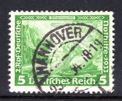 Germany Scott #B 51 VF Used 1933 5+2 Pfg. Richard Wagner Das Rheingold