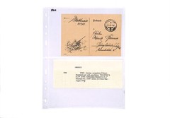 GREECE GERMANY OCC‘ WW2 Card ILLUSTRATED Janina 1944 MOUNTAIN MEDICAL Unit XD111