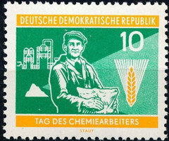 DDR #Mi0801 MNH 1960 Chemical Worker Wheat [526]