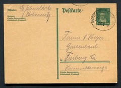 German Reich : Nice stationary from 1928 – Dresden – used
