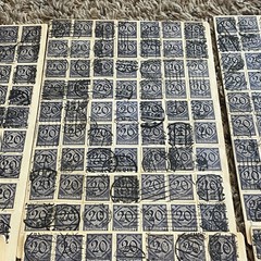 RESELLER’S LOT GERMAN LOT 20pf DIENSTMARKE USED STAMPS HOARDER WORLD WAR I