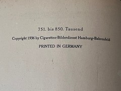 WW2 1936 Bilder Deutscher Geschichte German History Cigarette Card Album Book