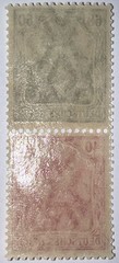 Travelstamps: 1920 DEUTSCHES REICH #23/25 Germania booklet stamp pair! MNH