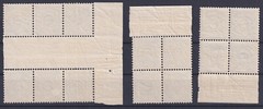 Württemberg Mi.Nr. 60 ZS Intermediate sheet part + 2 blocks of four mint 1894