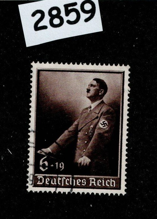 Stamp Scott B140 / Adolf Hitler / 1939 Culture fund / Third Reich era #2859
