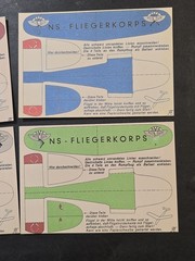 FLIEGER KORPS KIDS MODEL TOY AIRPLANES Third Reich Nazi German Postcard set of 4