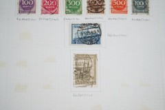 GERMANY 1919-1923 USED INFLATION SPECIALIZED STAMP COLLECTION ALL EXPERTIZED